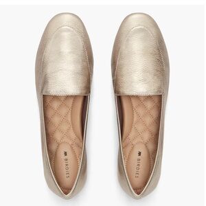 Birdies THE VESPER Gold Leather size 9.5. Worn 1x.